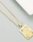 Classy Pendant Talia Initial Gold Letter Necklace