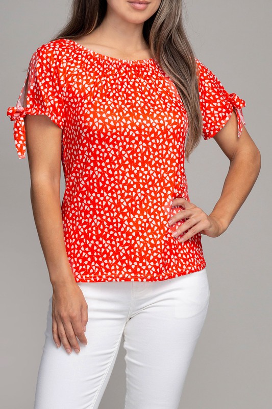 Tie Trim Blouse - Online Only