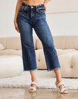 RFM Full Size Tummy Control High Waist Raw Hem Jeans