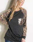 e Luna PLUS Sequin Pocket Sweatshirt