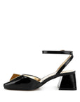 Griselda Brooch Detail Ankle Strap Sandals