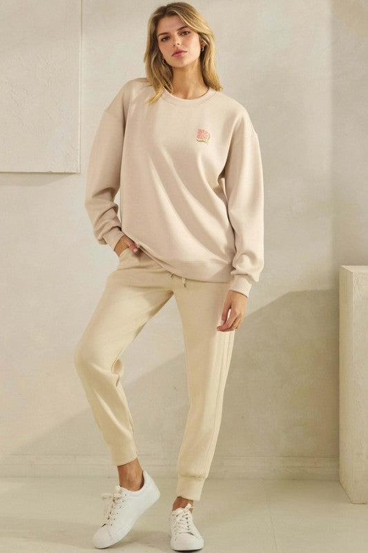 PLUS Do Not Worry Ultra Comfy Graphic Sweatshirt