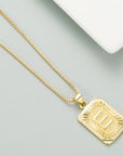 Classy Pendant Talia Initial Gold Letter Necklace