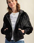 Reversible All Weather Fur Lined Bomber Jacket