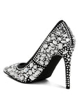 Iceout Diamante & Rhinestone Embellishments Pumps