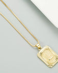 Classy Pendant Talia Initial Gold Letter Necklace