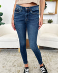 Judy Blue Full Size Classic Handsand Skinny Jeans