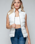 Snobbish Zip Up Turtleneck Vest with Pockets