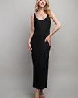 Ribbed Knit Maxi Dress