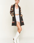 Jade By Jane Multi Color Striped Cardigan