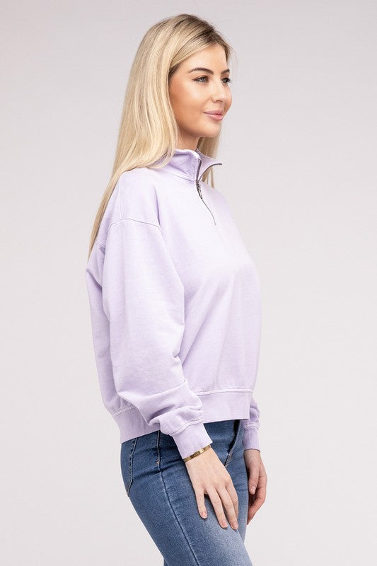 HYFVE Half Zip Long Sleeve Sweatshirt