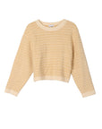 Lilou Herringbone Crew Neck Sweater - My Pampered Life Seattle