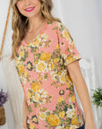 e Luna Allover Floral Boxy Top