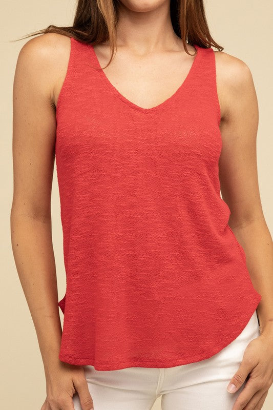 ZENANA V-Neck Sleeveless Cami Top