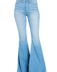 GJG Denim Logan Bell Bottom In Light Blue Inseam 30