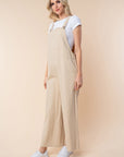 White Birch Sleeveless Wide Leg Jumpsuit