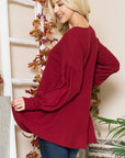 Soft Knit Babydoll Tunic