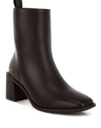 Muskox Square Toe Faux Leather Boots