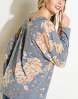 e Luna Floral Loose Fit Boxy Top - My Pampered Life Seattle