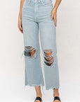 VERVET by Flying Monkey 90's Vintage Crop Flare Jeans