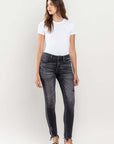 Lovervet Raw Hem Cropped Skinny Jeans