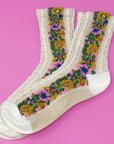 Noble Floral Beauty Socks