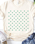 Clover Pattern Graphic Tee