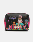 Nicole Lee USA Printed Extra Large Cosmetic Pouch