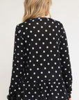 e Luna Polka Dot Tunic Top