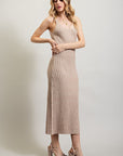 Ribbed Knit Maxi Dress