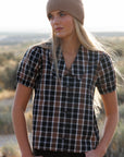 Classic Plaid Cotton Short Sleeve Button Down Shirt