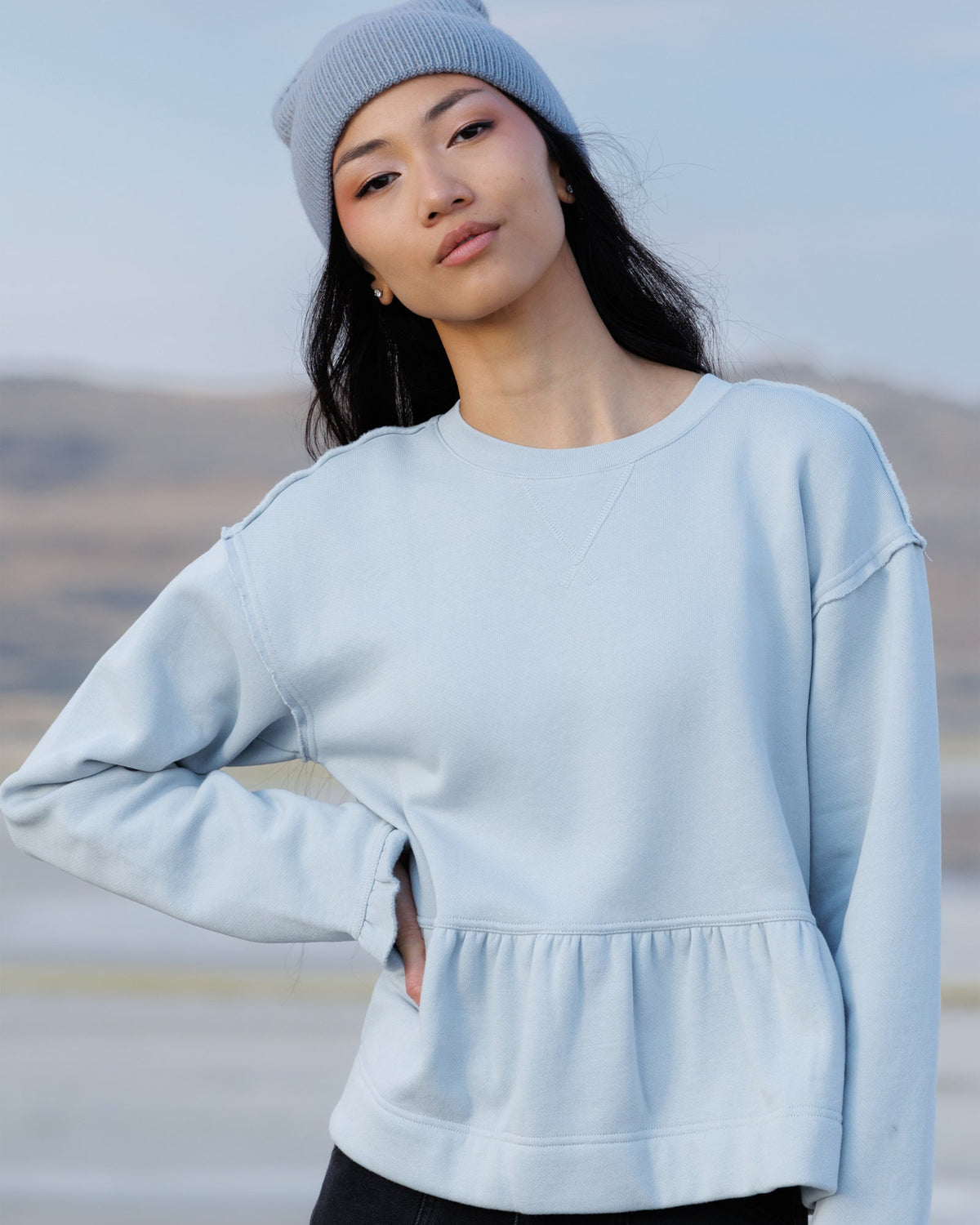 Country Peplum Sweatshirt