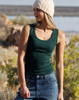 Everyday Ribbed Scoop Neck Tank