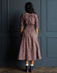 Long Way Home Floral Cotton Midi Dress