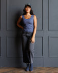 Everyday Ribbed Scoop Neck Tank