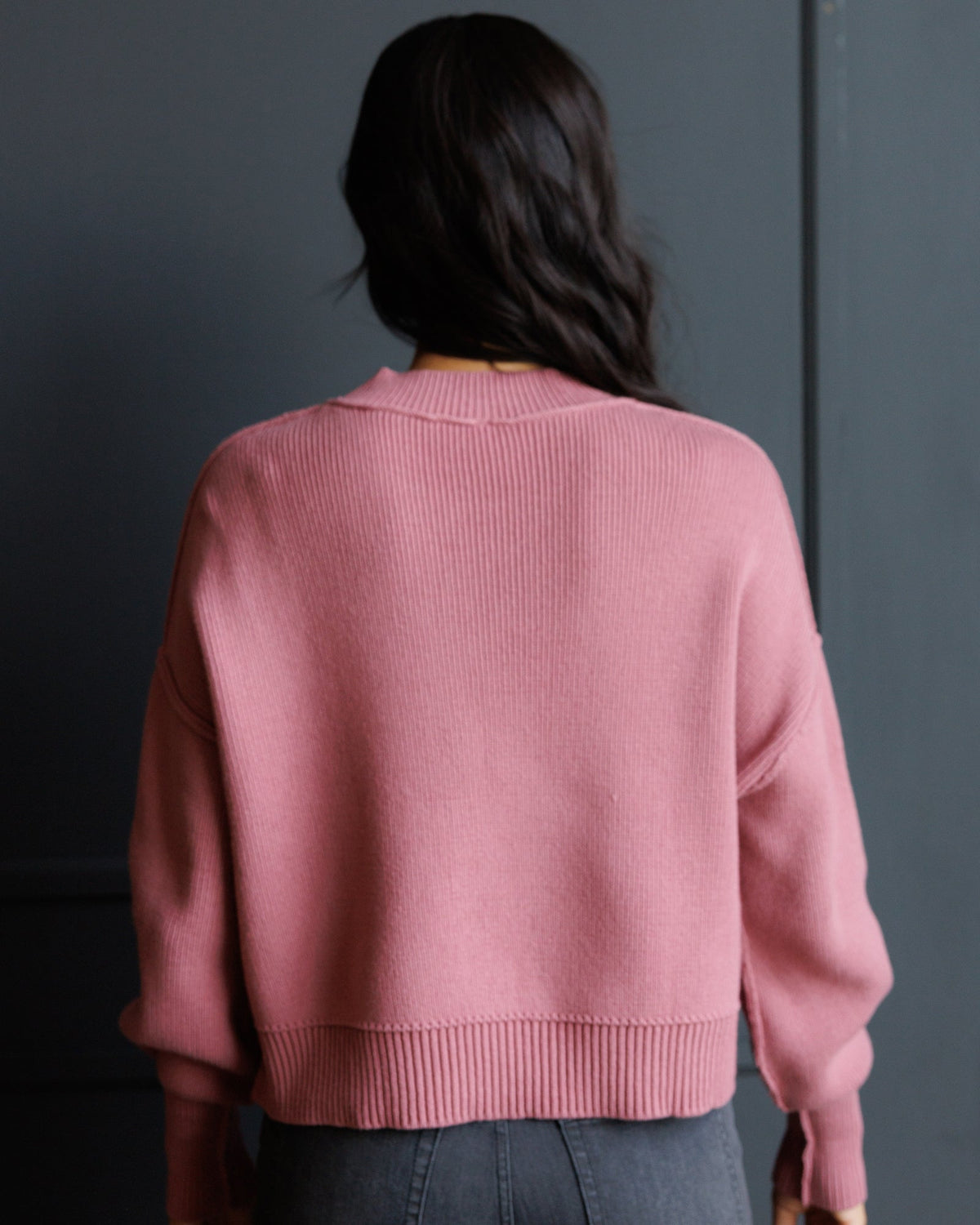 The Best Dusty Rose Crewneck Sweater