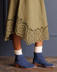 Harvest Cable Knit Sock Set – Brown & Cream
