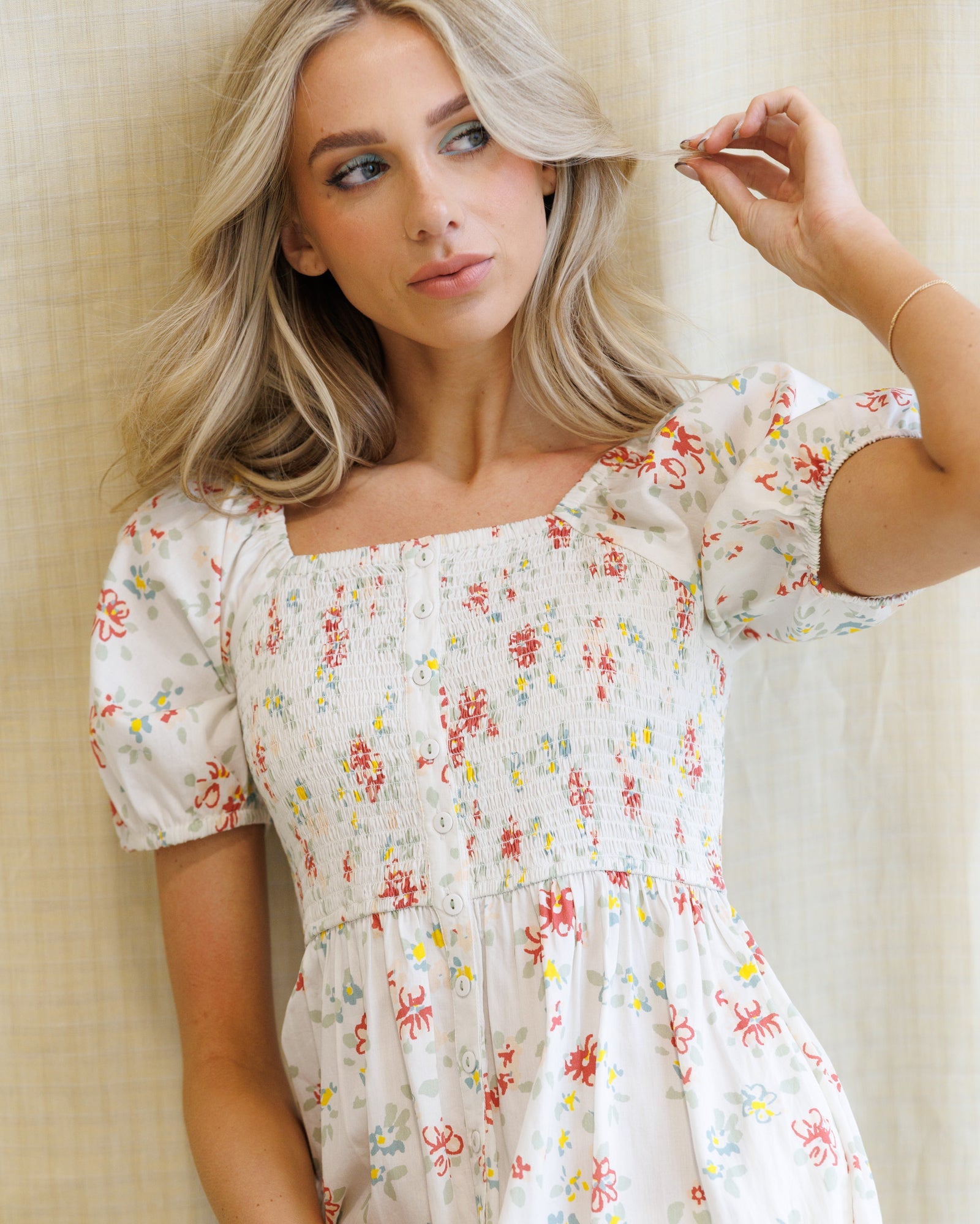 Romantic High Tea Midi Dress