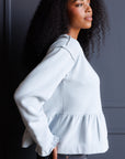 Country Peplum Sweatshirt