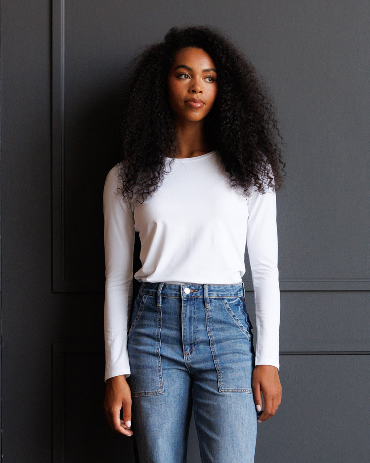 Essential Long Sleeve Crewneck Tee