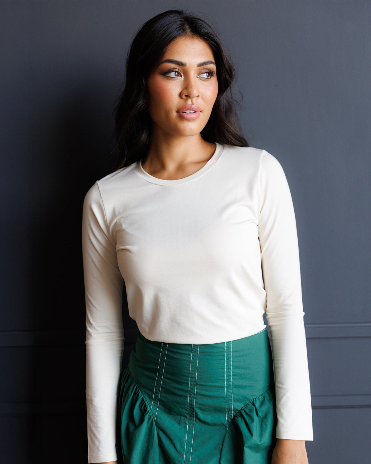 Essential Long Sleeve Crewneck Tee