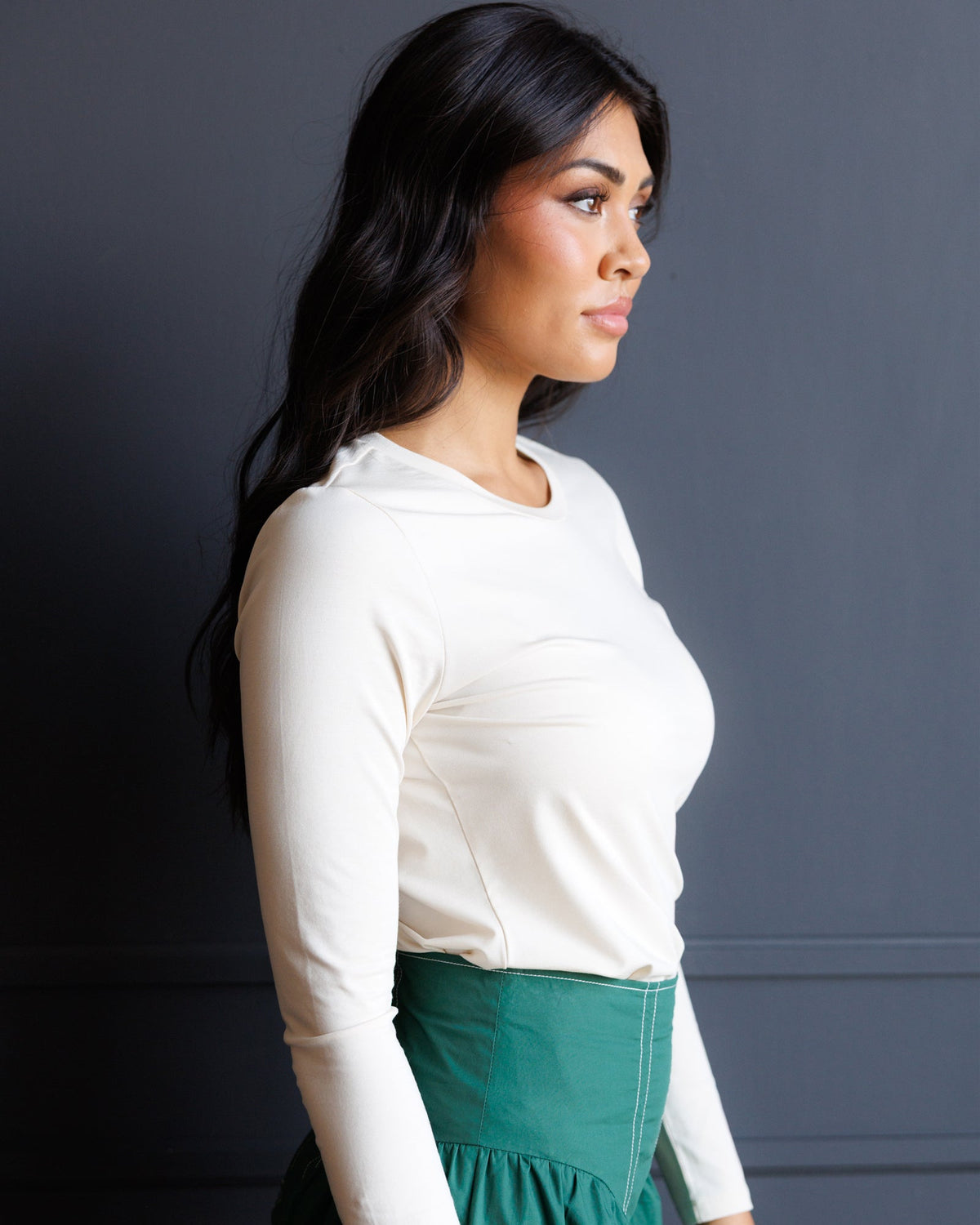 Essential Long Sleeve Crewneck Tee