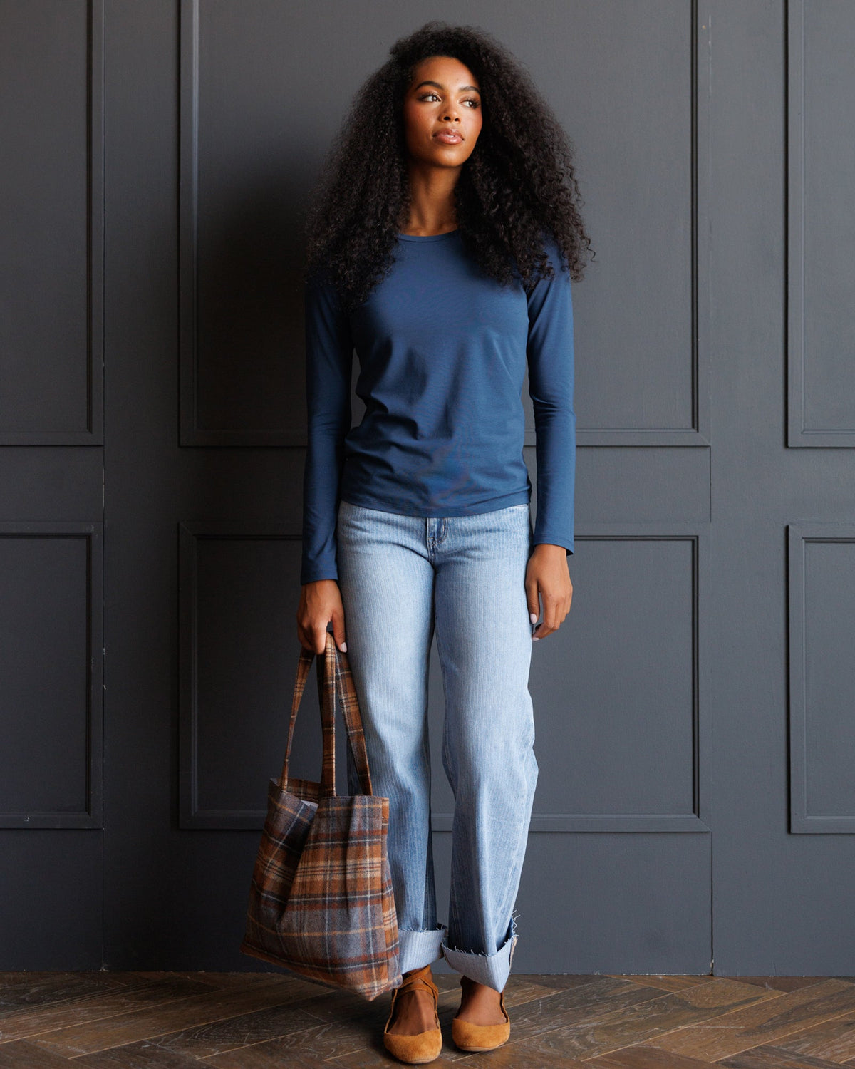 Essential Long Sleeve Crewneck Tee