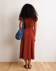 Sugar & Spice Puff Sleeve Maxi Dress