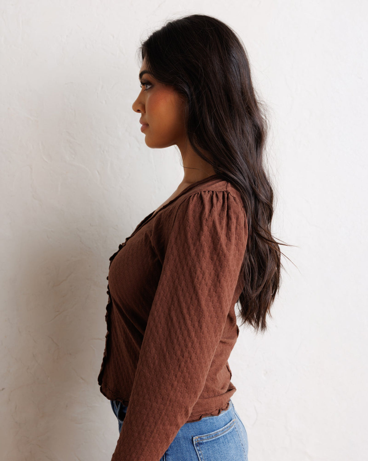 Carry On Ruffle Cardigan