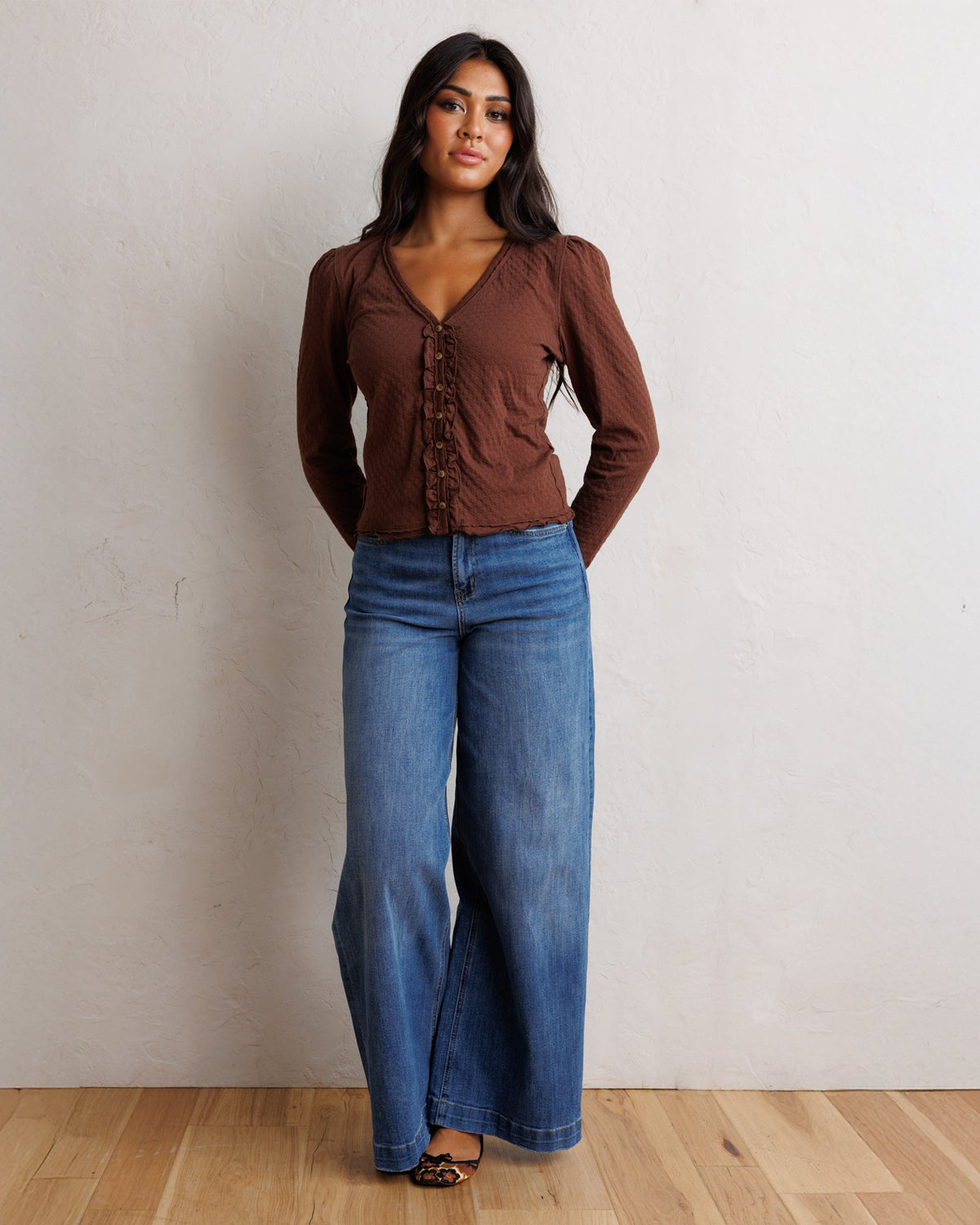 Carry On Ruffle Cardigan
