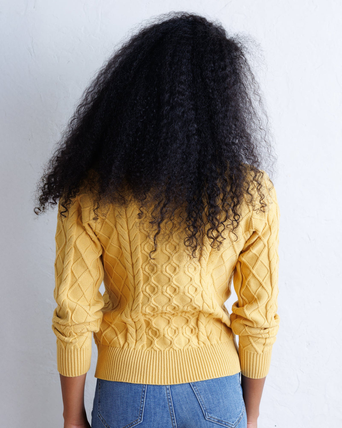 Glow On Cable Knit Sweater in Fall Leaf