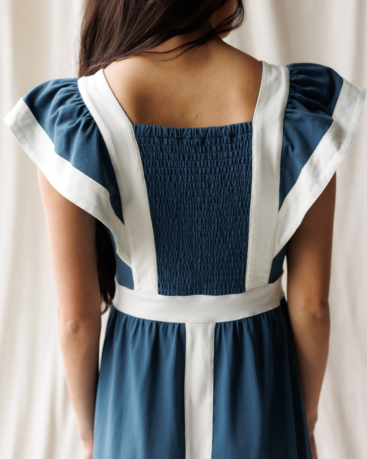 Block Party Slate Blue Tiered Maxi Dress