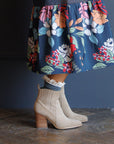 Favorite Lace Trim Ribbed Boot Socks
