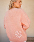 And The Why WIFEY & Heart Round Neck Sweater